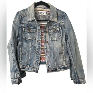 White Crow Multicolor Patterned Fabric